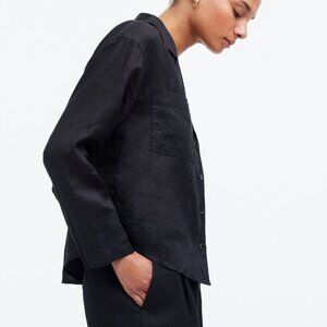 Madewell Resort Long-Sleeve Shirt Black XL